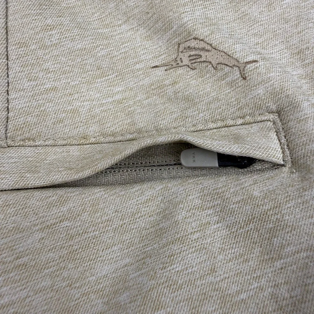 Tommy Bahama Pants‎ Mens Beige Boracay Performance Golf Stretch Chino